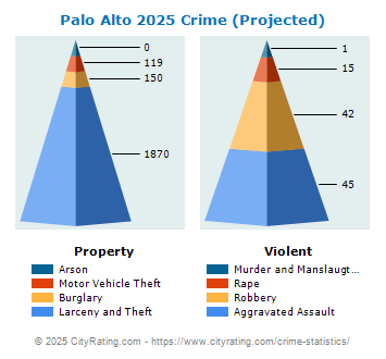 Palo Alto Crime 2025