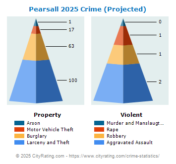 Pearsall Crime 2025